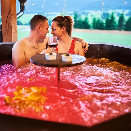 Chalet Osada Orlica Klimatyczne Z Widokiem Na Gory I Termalnym Sauna Jacuzzi 4 Km Od Zieleniec Arena