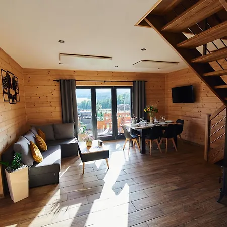Osada Orlica Klimatyczne Z Widokiem Na Gory I Termalnym Sauna Jacuzzi 4 Km Od Zieleniec Arena Domek alpejski Lasowka