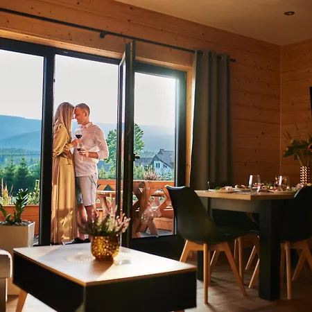 Osada Orlica Klimatyczne Z Widokiem Na Gory I Termalnym Sauna Jacuzzi 4 Km Od Zieleniec Arena Chalet Lasowka