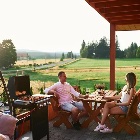 Chalet Osada Orlica Klimatyczne Z Widokiem Na Gory I Termalnym Sauna Jacuzzi 4 Km Od Zieleniec Arena Lasowka