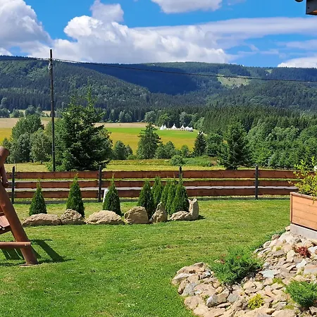 Osada Orlica Klimatyczne Z Widokiem Na Gory I Termalnym Sauna Jacuzzi 4 Km Od Zieleniec Arena Domek alpejski Lasowka