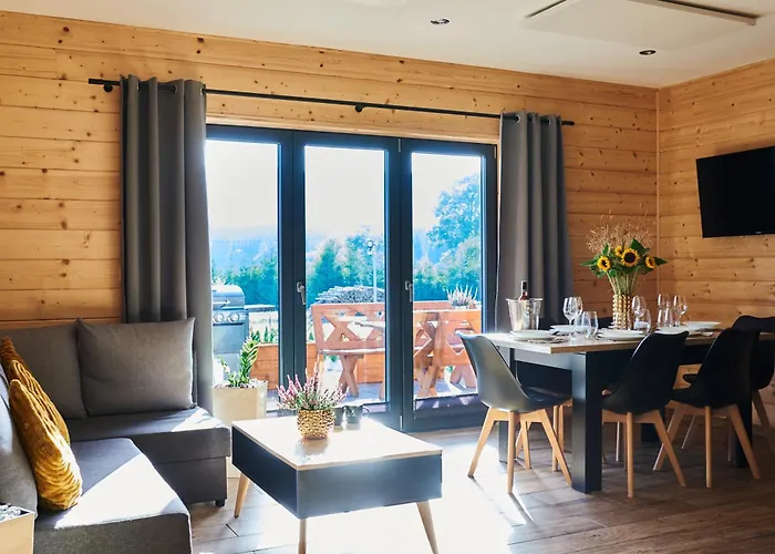 Osada Orlica Klimatyczne Z Widokiem Na Gory I Termalnym Sauna Jacuzzi 4 Km Od Zieleniec Arena Chalet Lasowka