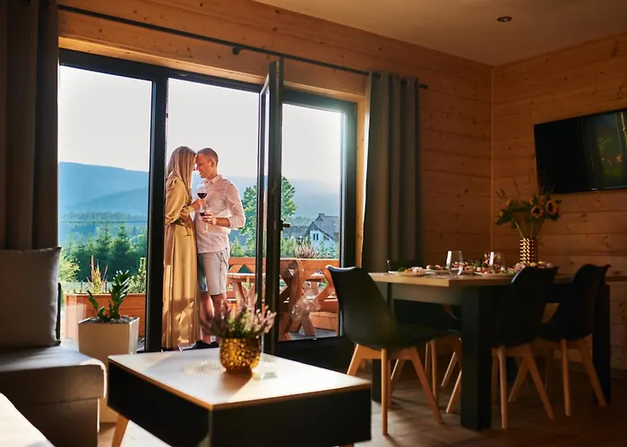 Osada Orlica Klimatyczne Z Widokiem Na Gory I Termalnym Sauna Jacuzzi 4 Km Od Zieleniec Arena Chalet Lasowka