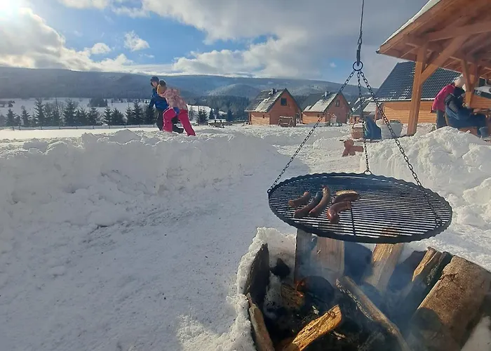 Chalet Osada Orlica Klimatyczne Z Widokiem Na Gory I Termalnym Sauna Jacuzzi 4 Km Od Zieleniec Arena *