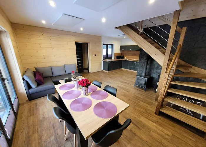 Chalet Osada Orlica Klimatyczne Z Widokiem Na Gory I Termalnym Sauna Jacuzzi 4 Km Od Zieleniec Arena Lasowka