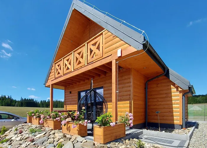 Osada Orlica Klimatyczne Z Widokiem Na Gory I Termalnym Sauna Jacuzzi 4 Km Od Zieleniec Arena Chalet Lasowka